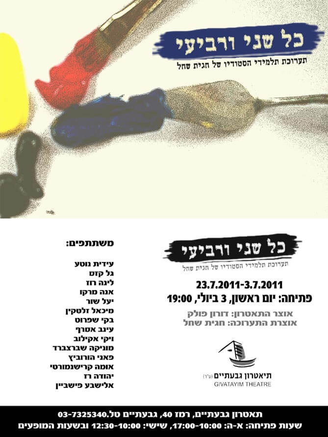 מורה לציור- הסטודיו של חגית שחל